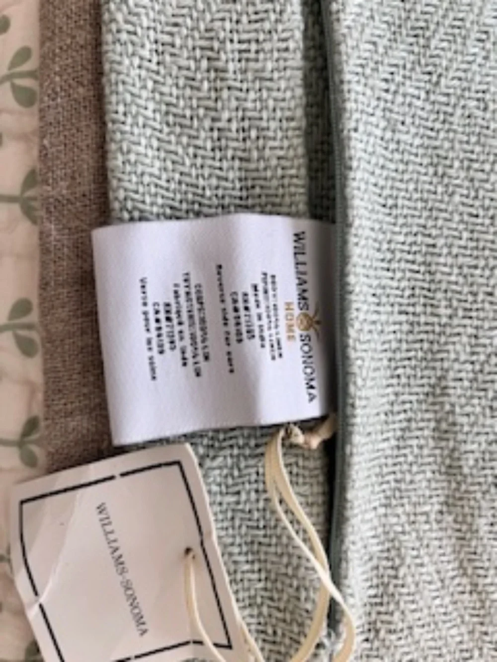 Williams Sonoma Linen Pillow Cover